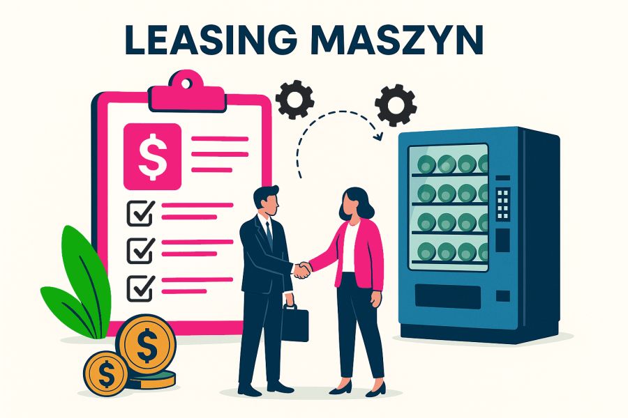 Ilustracja. Leasing maszyn vendingowych OptiVendi 