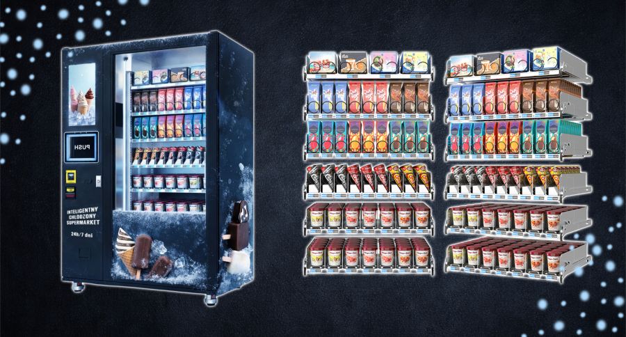 Automat vendignowy na produkty mrożone OptiVendi