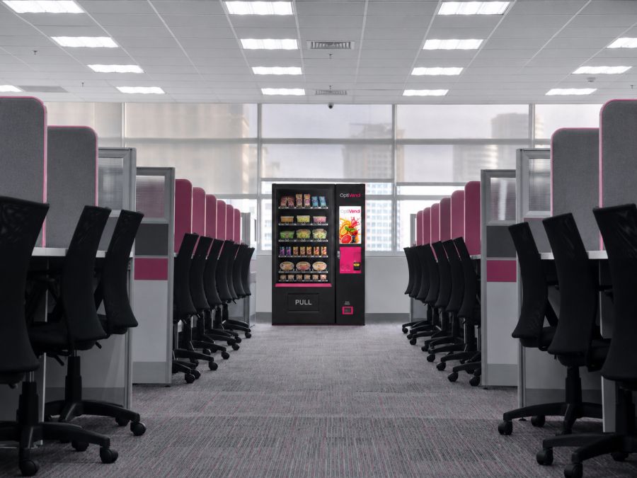 Vending w miejscu pracy – automaty dla pracowników | OptiVendi